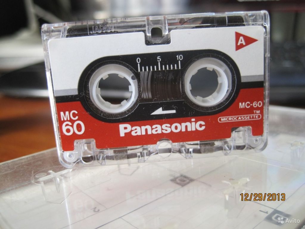 Новая фирменная аудио микро-кассета Panasonic в Москве. Фото 1