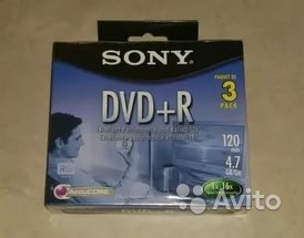 Оптический диск sony DVD+R 4,7 Гб 16x CB50 в Москве. Фото 1