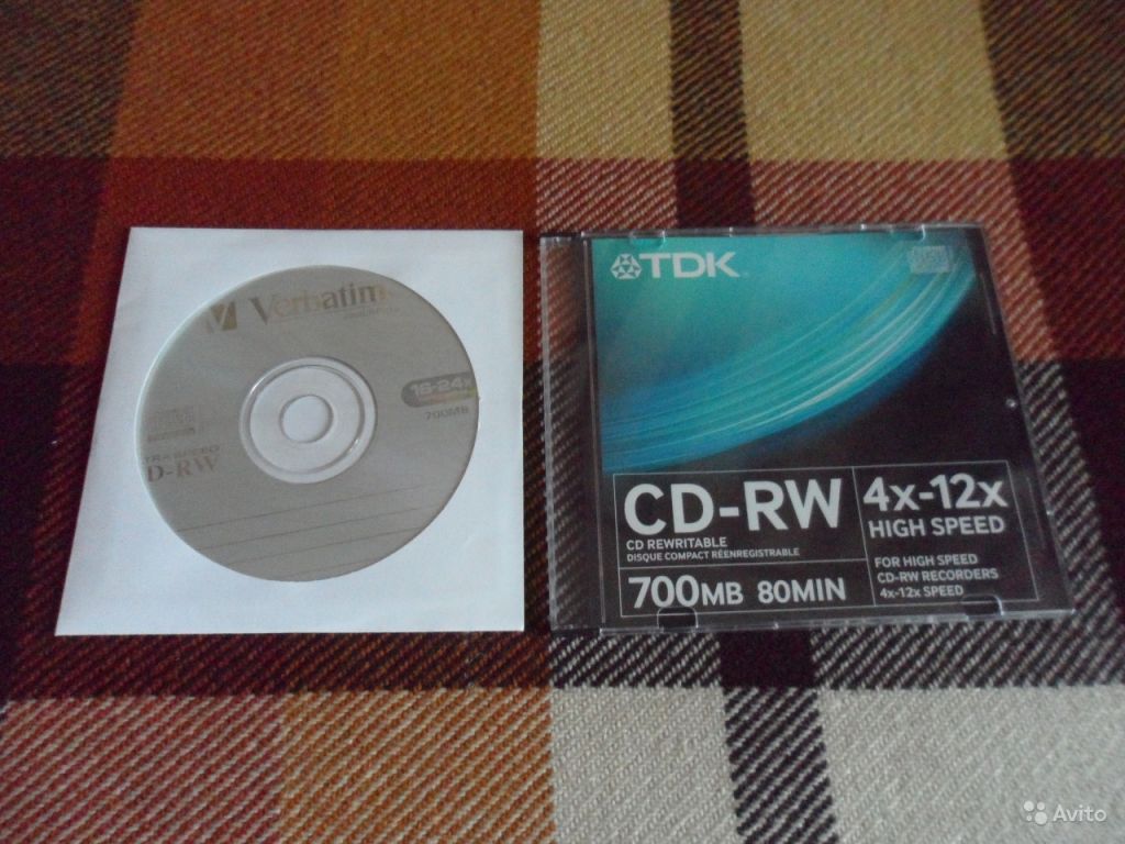 Диски пустые CD-RW, DVD-R в Москве. Фото 1