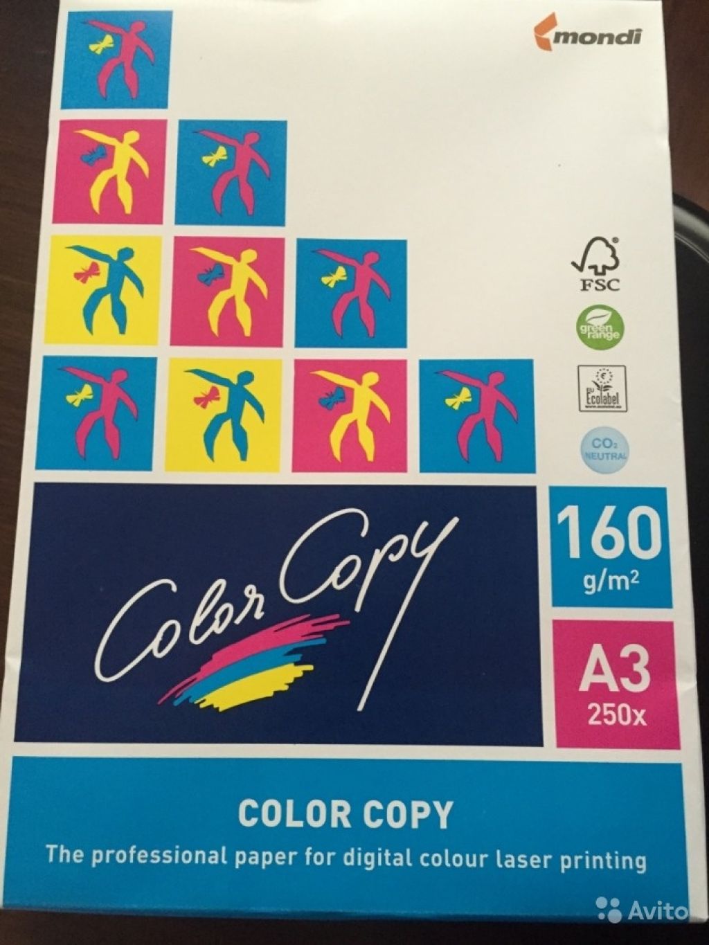 Бумага Color Copy А3 (420*297), 160 г/кв.м в Москве. Фото 1