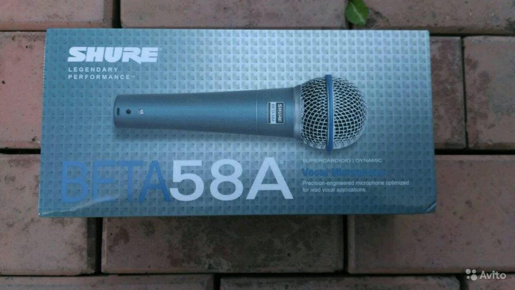 Микрофон Shure Beta 58 A в Москве. Фото 1