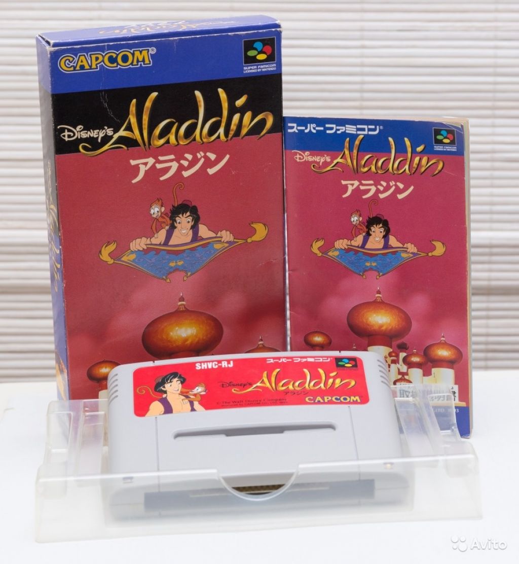 Картридж Aladdin snes, Nintendo, Jap 16 bit в Москве. Фото 1