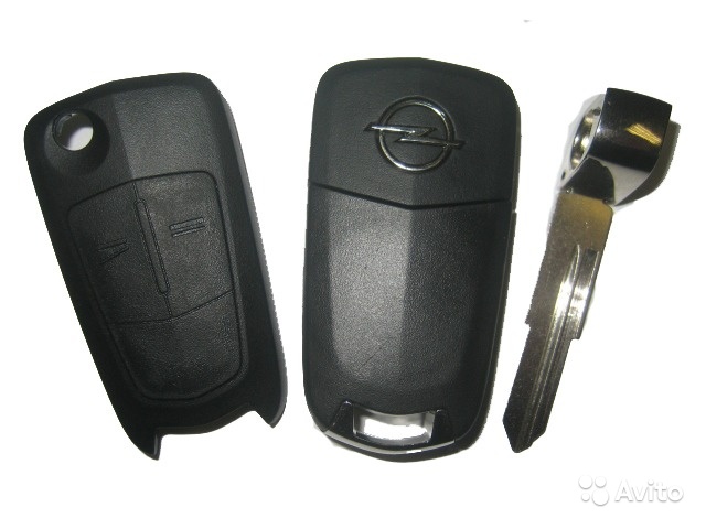 Opel корпус выкидного ключа 2 кнопки.Модель antara в Москве. Фото 1