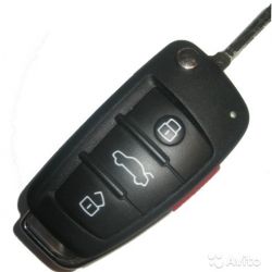 Audi ключ 3 кнопки+ panic. Номер 8E0 837 220 R США