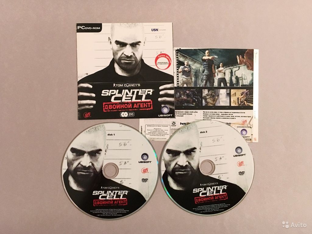 Tom Clancy’s Splinter Cell: Double Agent (2 DVD) в Москве. Фото 1
