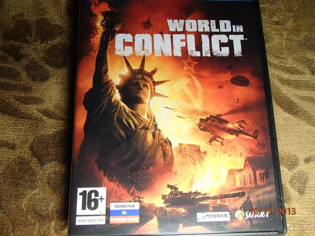 Лиц. комп. игра DVD 'World in conflict' в Москве. Фото 1