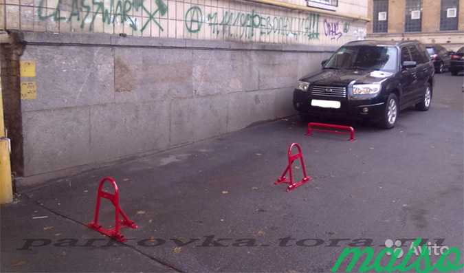Установка парковочных барьеров в Москве в Москве. Фото 3