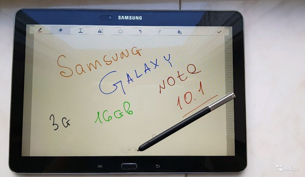 8-и ядерный SAMSUNG Galaxy Note 10.1 (3g ) 16GB в Москве. Фото 1