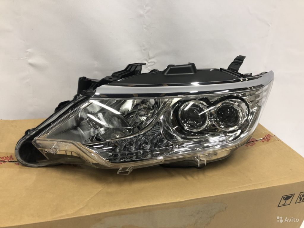 Передние фары тойота камри. Camry v55 фара. Фара Тойота Камри 55. Камри 55 led фары. Фара Тойота Камри v55.