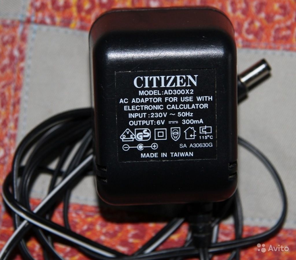 Зарядное устройство Citizen AD300X2 в Москве. Фото 1
