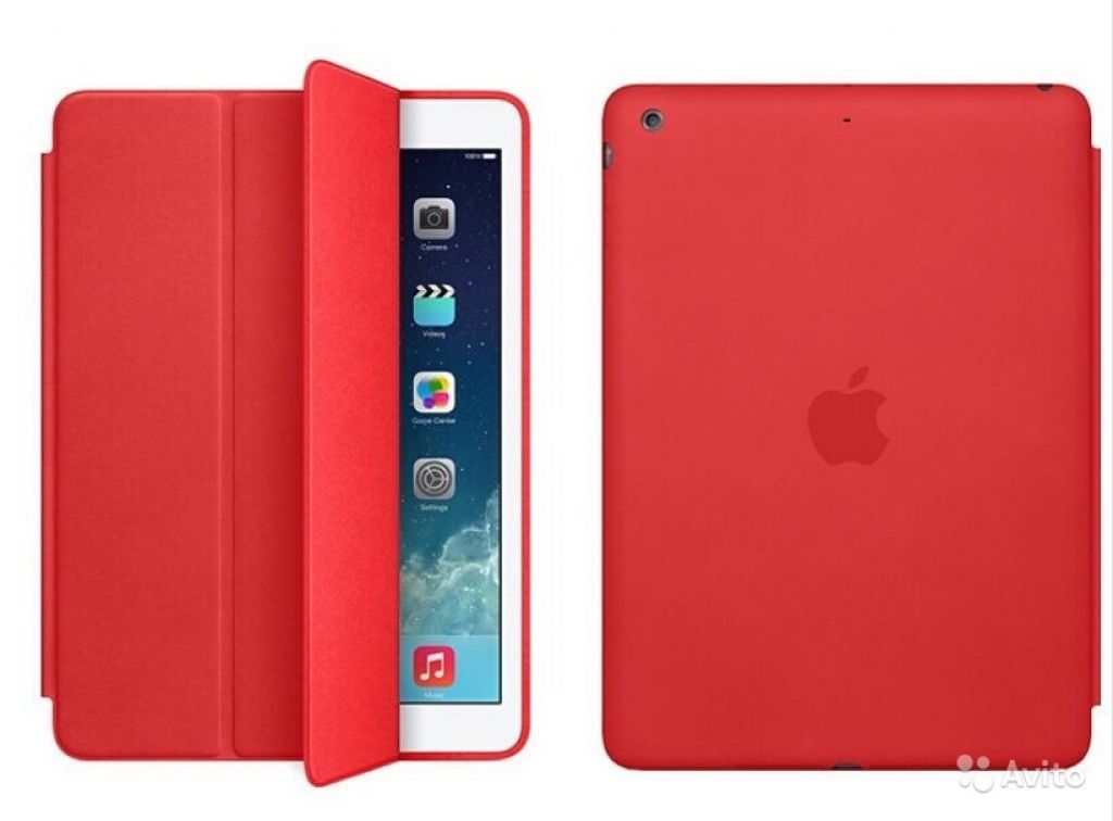Красный Smart Case для iPad 4/5/6 Mini grt из кожи в Москве. Фото 1